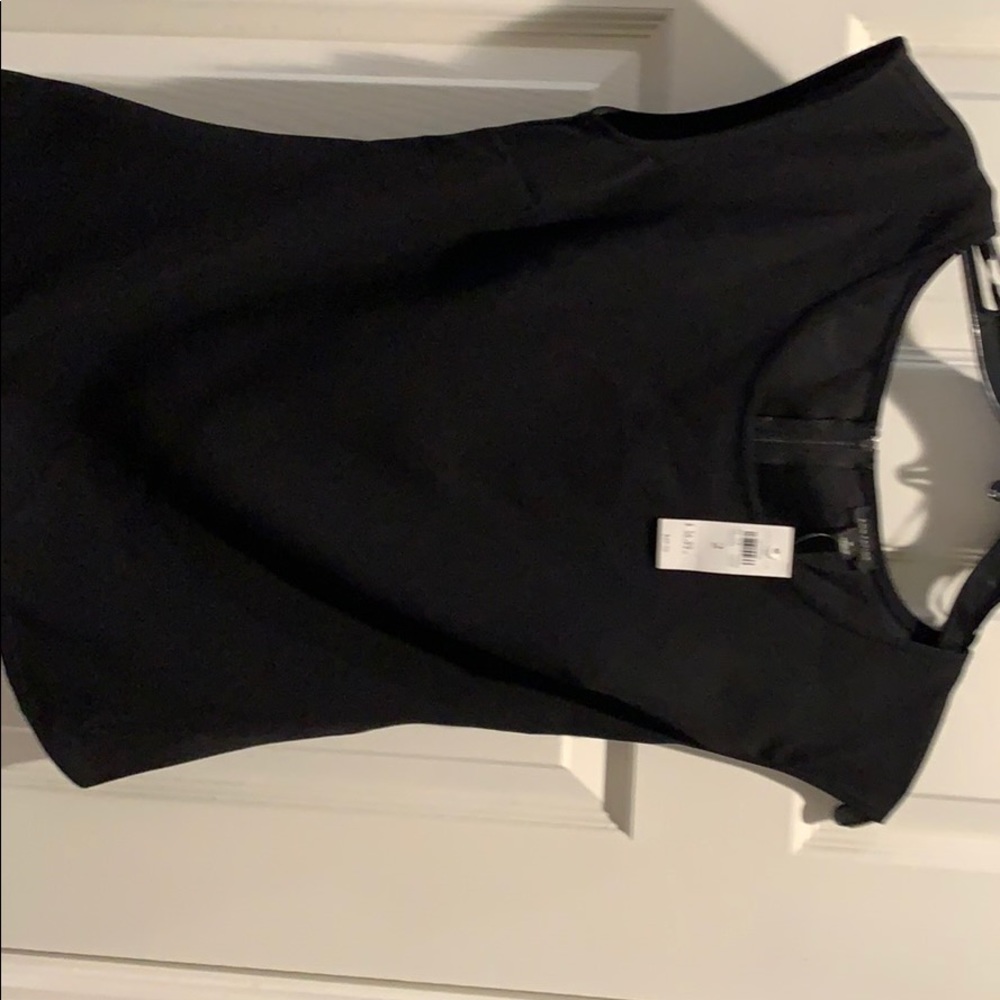 Black Ann Taylor cap sleeve top, size 2